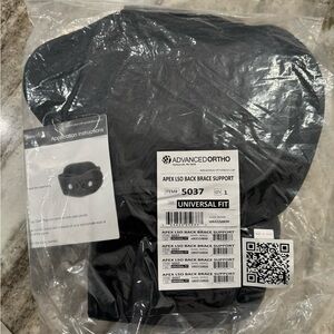 Apex LSO Back Brace Support - Black